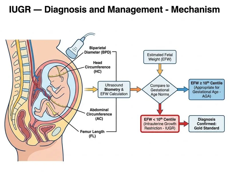 IUGR — Diagnosis and Management diagram