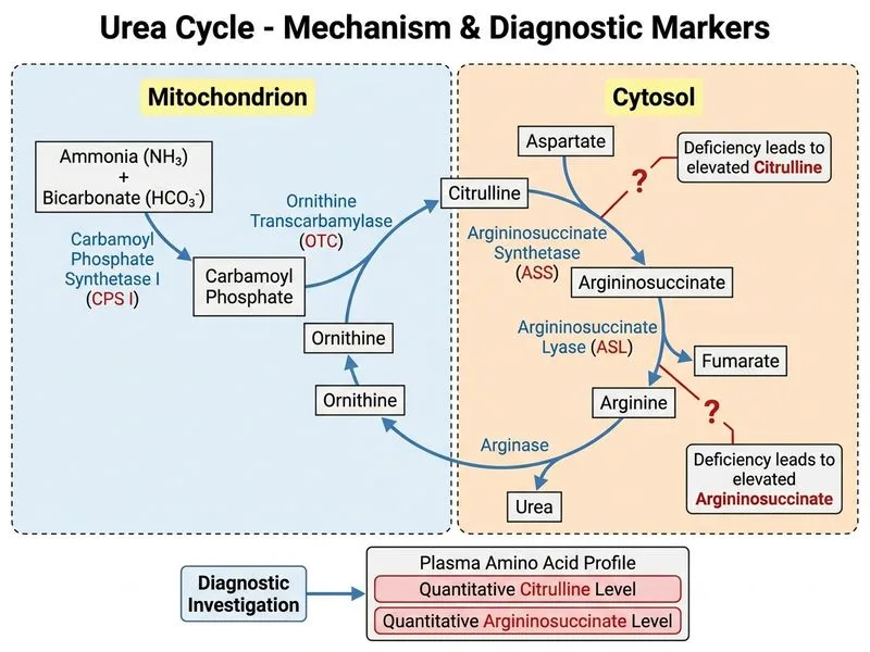 Urea Cycle diagram