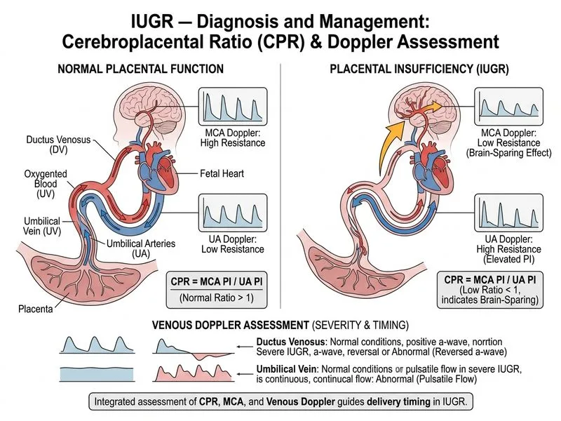 IUGR — Diagnosis and Management diagram
