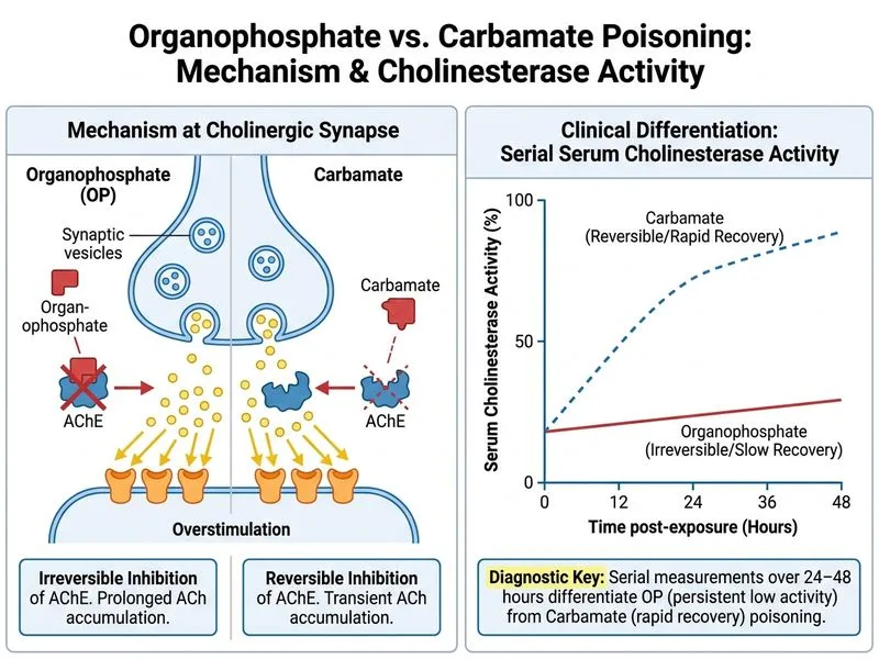 Organophosphate Poisoning — Clinical diagram