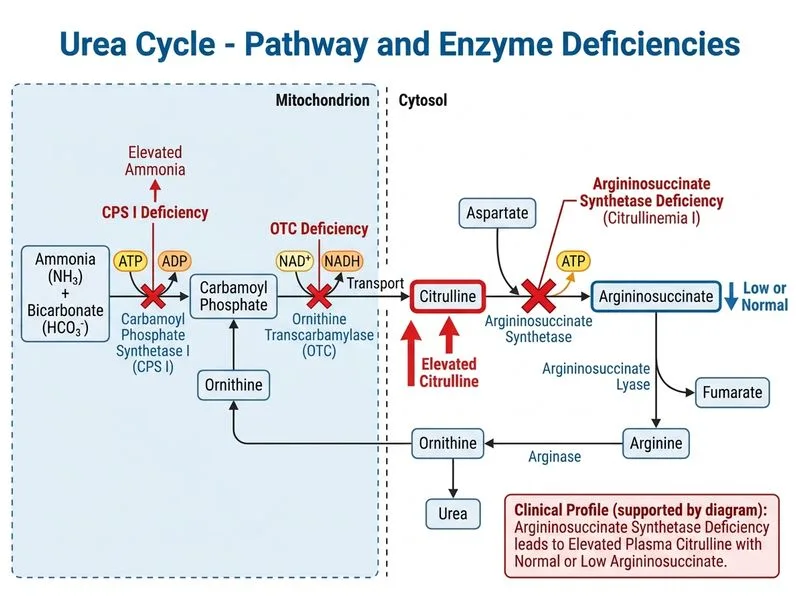 Urea Cycle diagram