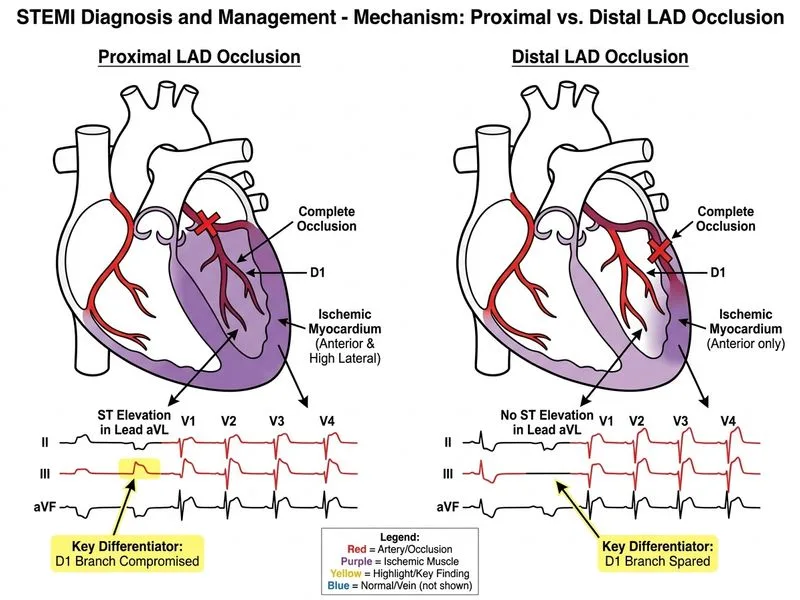 STEMI Diagnosis and Management diagram