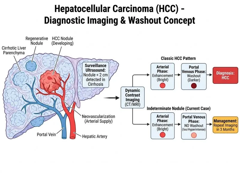 Hepatocellular Carcinoma diagram