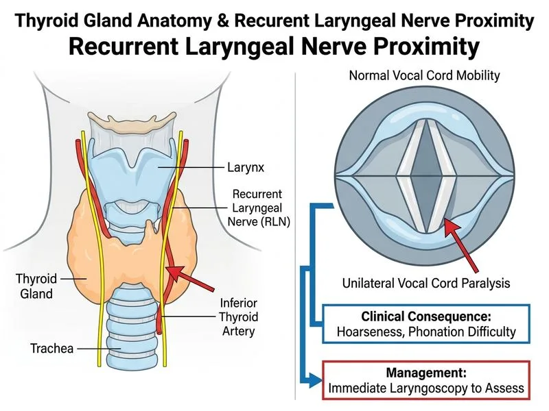 Thyroid Gland Anatomy diagram