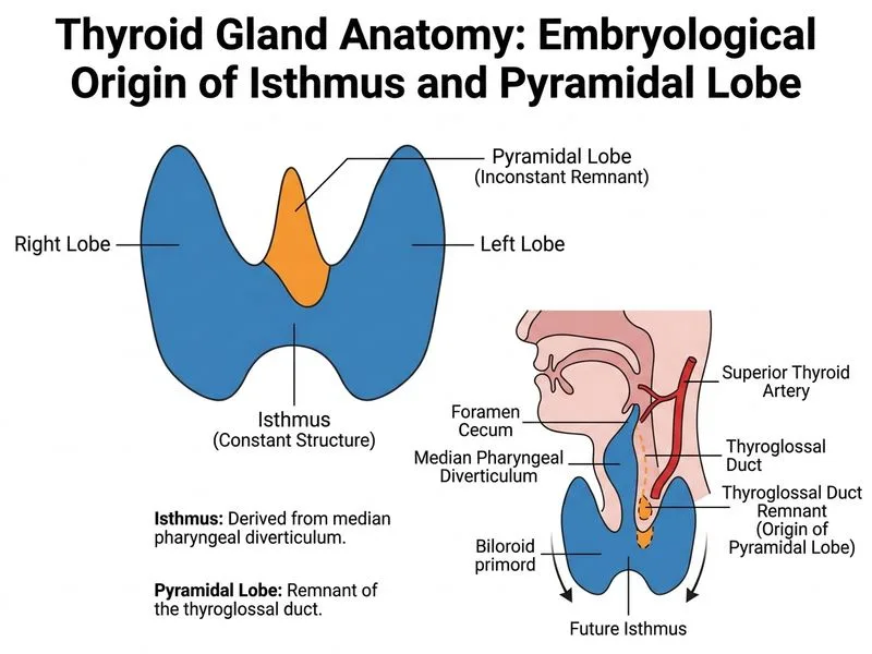 Thyroid Gland Anatomy diagram