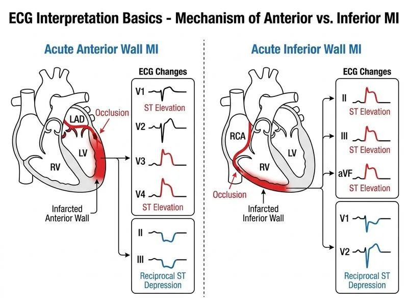 ECG Interpretation Basics diagram