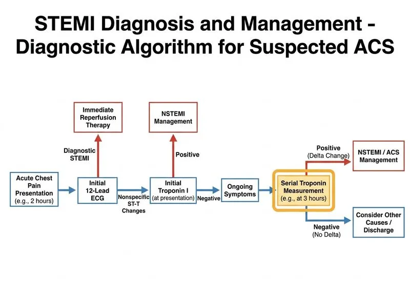 STEMI Diagnosis and Management diagram