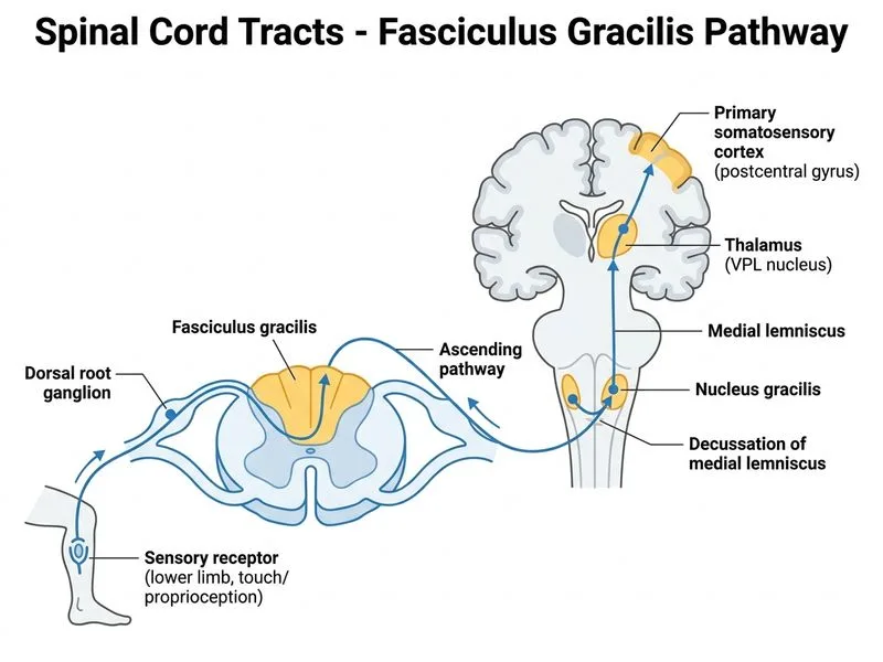 Spinal Cord Tracts diagram
