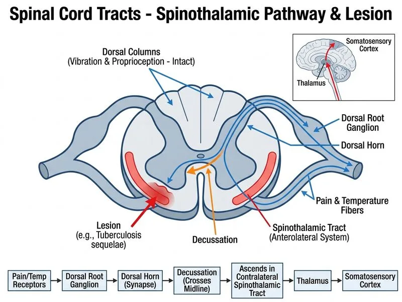 Spinal Cord Tracts diagram