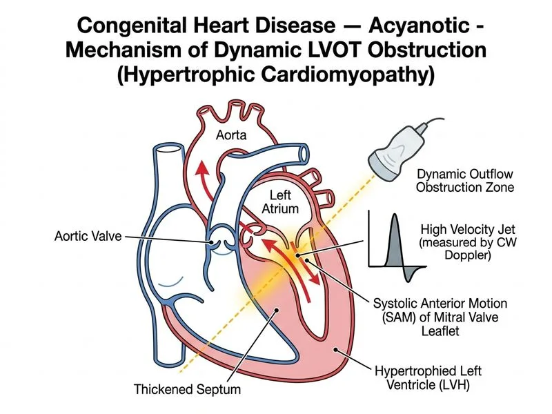 Congenital Heart Disease — Acyanotic diagram