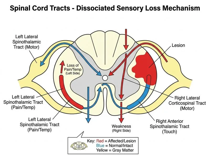 Spinal Cord Tracts diagram