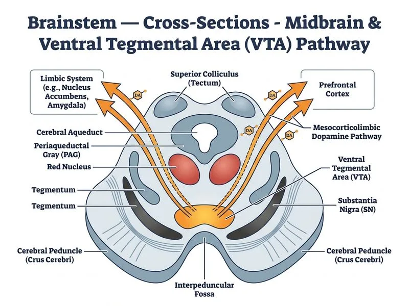 Brainstem — Cross-Sections diagram