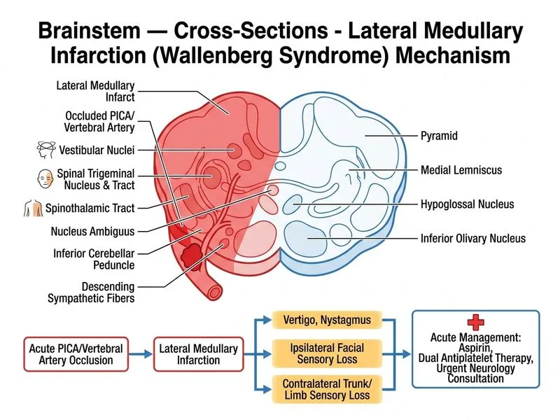 Brainstem — Cross-Sections diagram