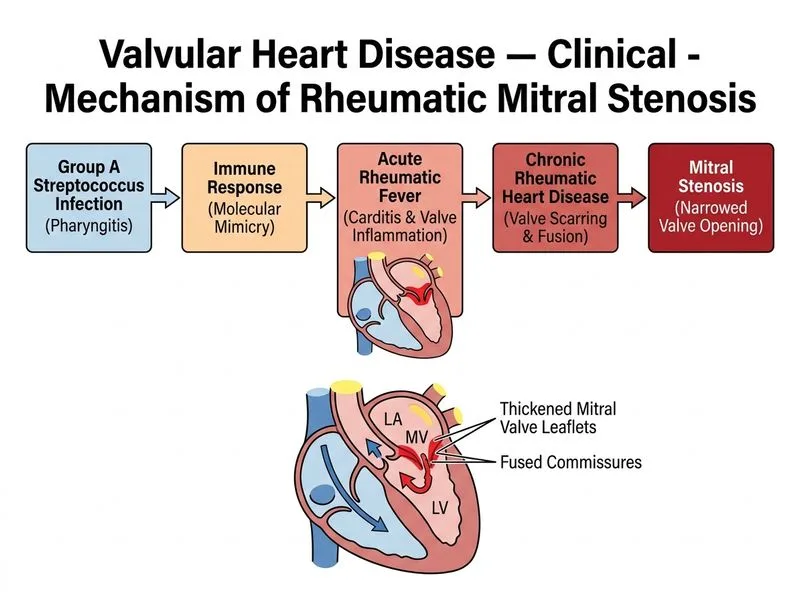 Valvular Heart Disease — Clinical diagram
