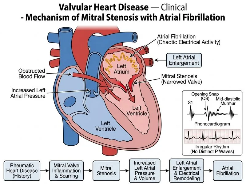 Valvular Heart Disease — Clinical diagram