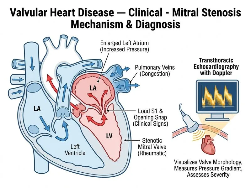 Valvular Heart Disease — Clinical diagram