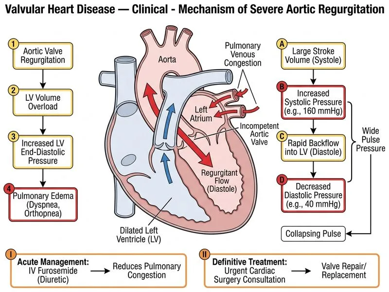 Valvular Heart Disease — Clinical diagram
