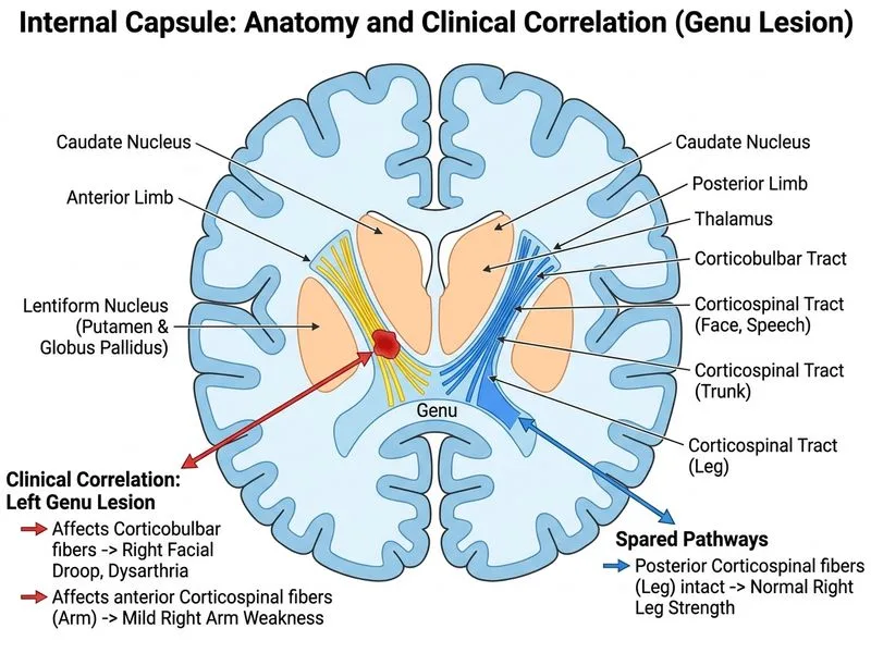 Internal Capsule diagram