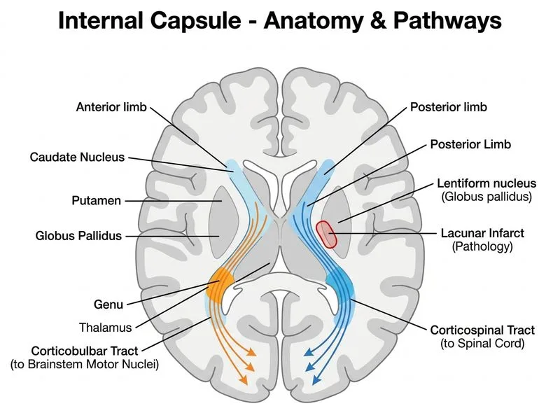 Internal Capsule diagram