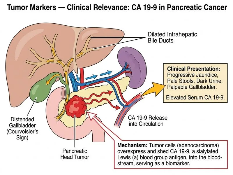 Tumor Markers — Clinical Relevance diagram