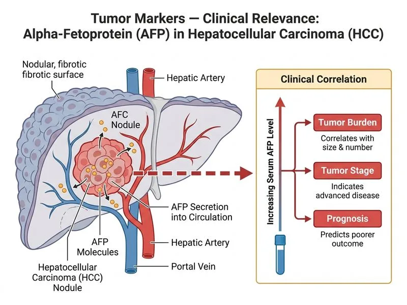 Tumor Markers — Clinical Relevance diagram