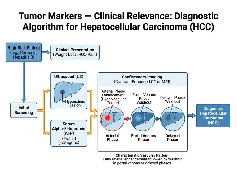 Tumor Markers — Clinical Relevance diagram