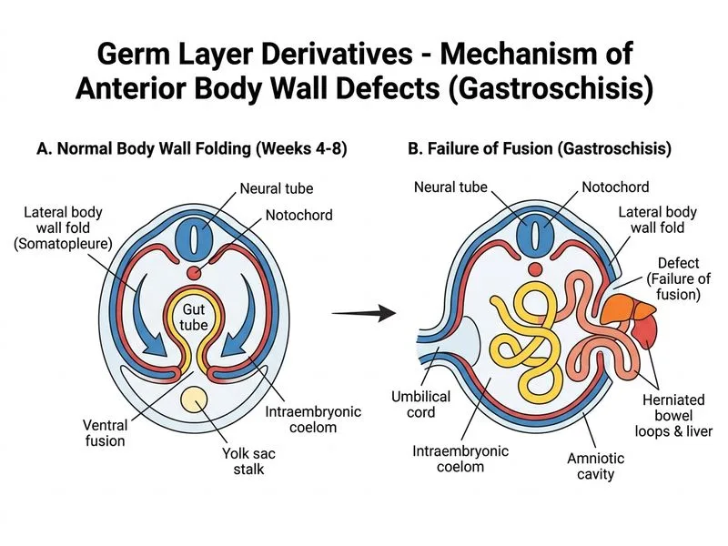 Germ Layer Derivatives diagram