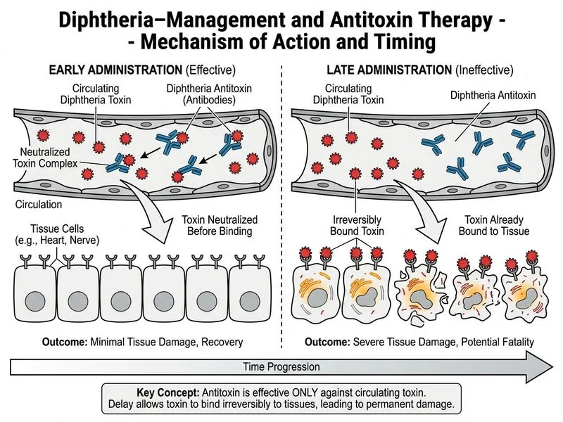 Diphtheria—Management and Antitoxin Therapy diagram