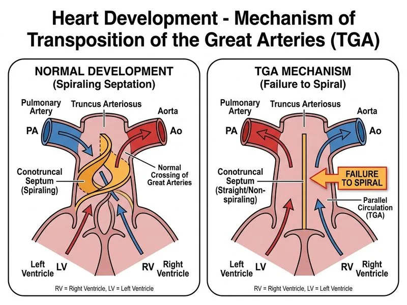 Heart Development diagram