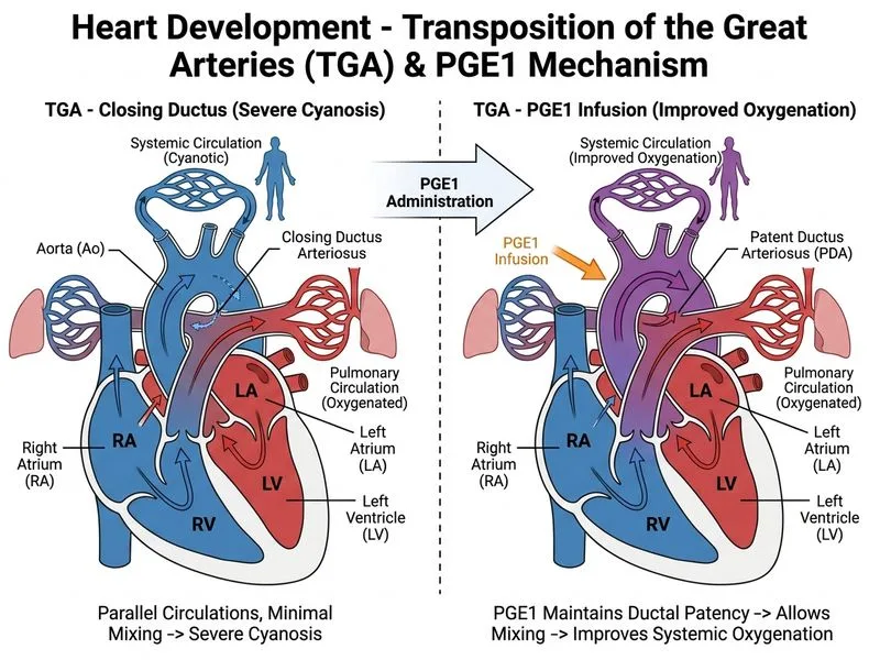 Heart Development diagram
