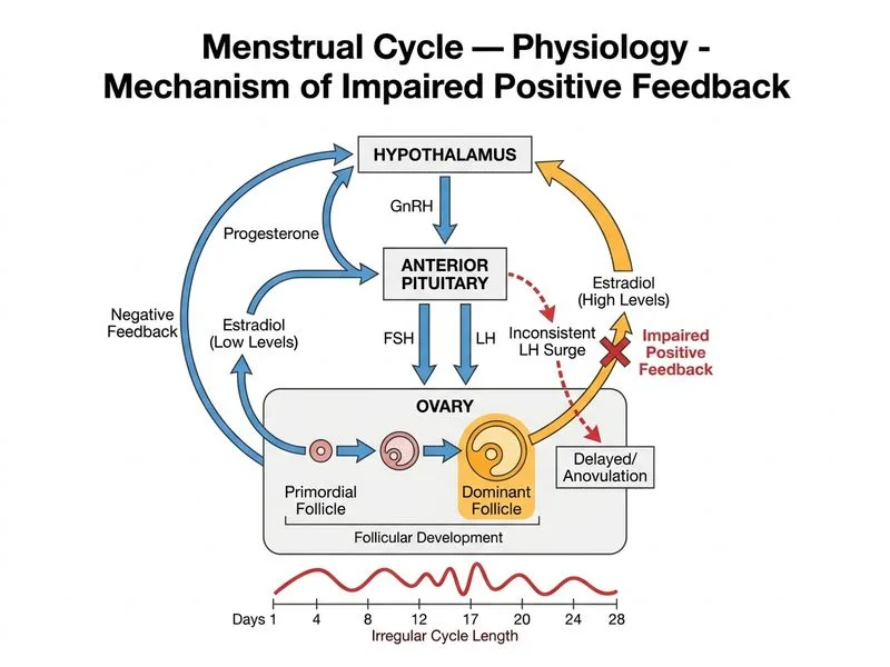 Menstrual Cycle — Physiology diagram