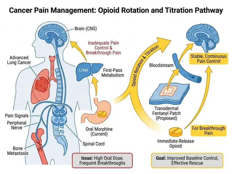 Cancer Pain Management and Opioid Titration diagram