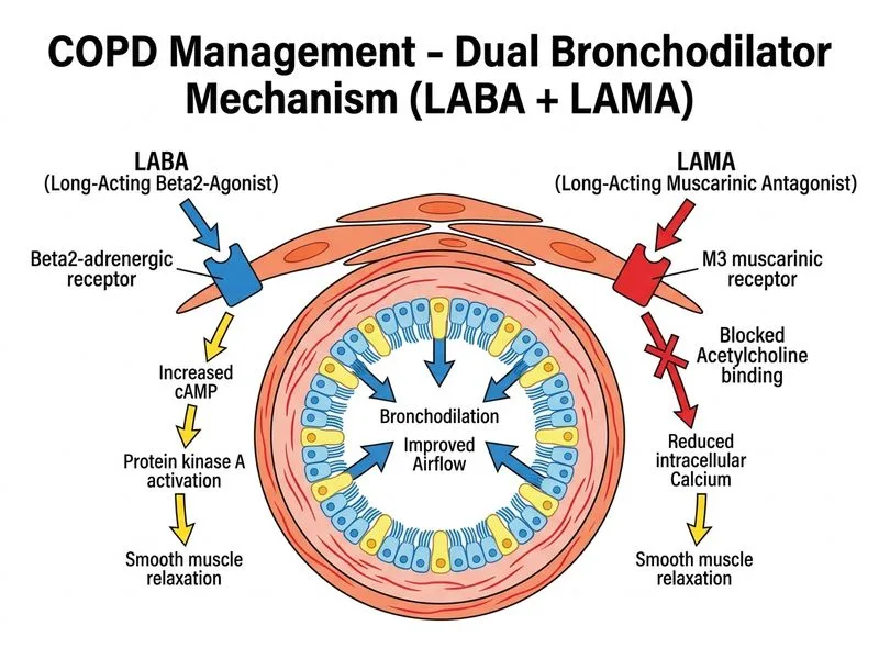 COPD Management diagram