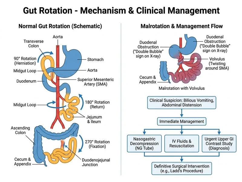 Gut Rotation diagram