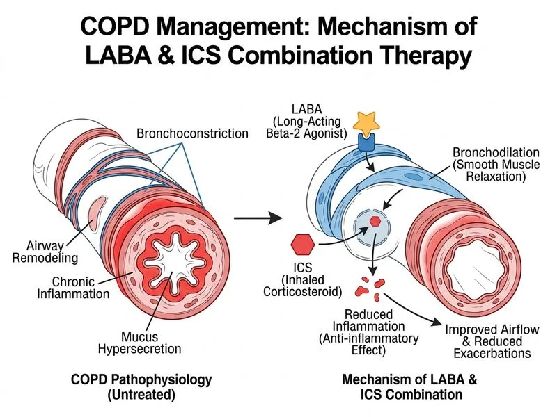 COPD Management diagram