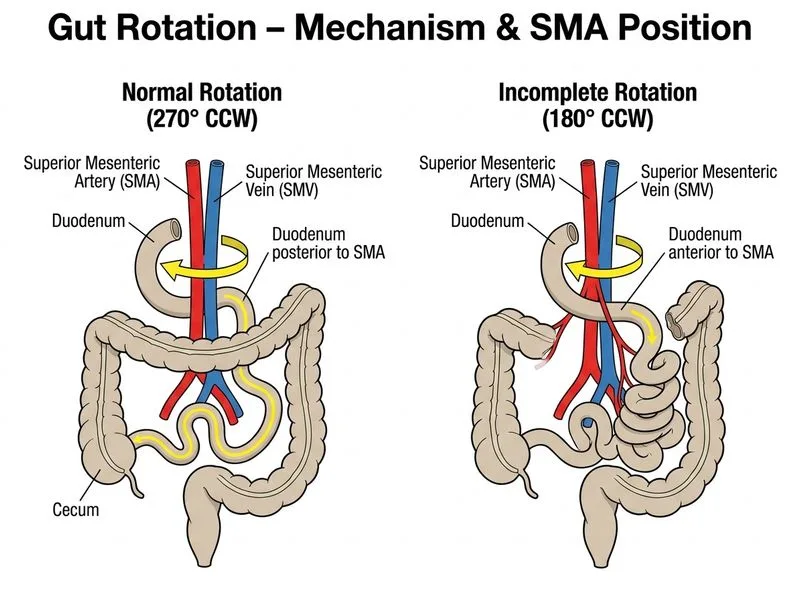Gut Rotation diagram