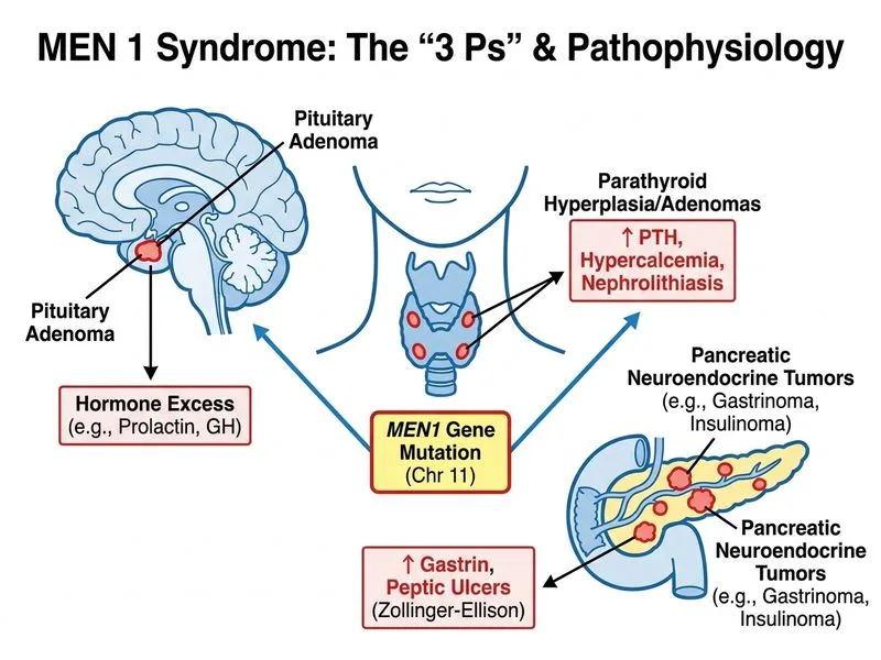 MEN Syndromes diagram