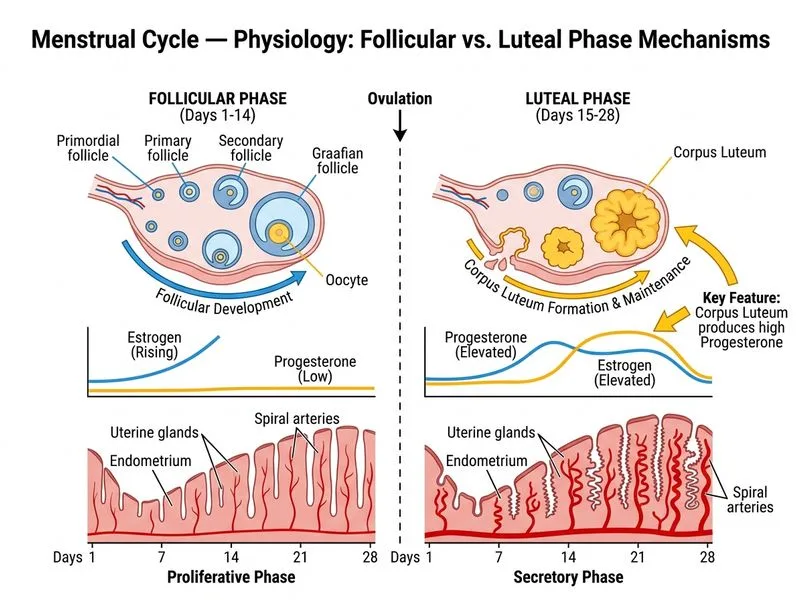 Menstrual Cycle — Physiology diagram