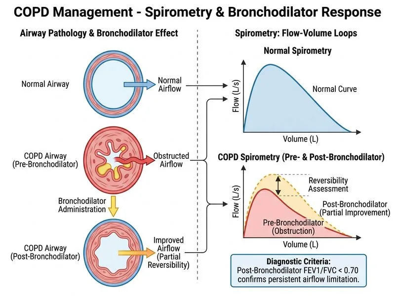 COPD Management diagram