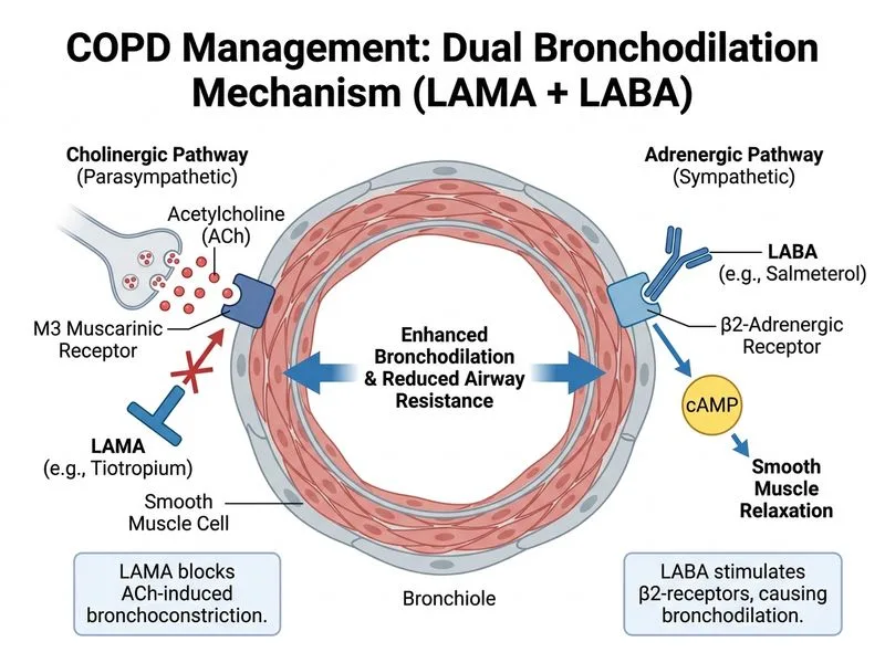 COPD Management diagram