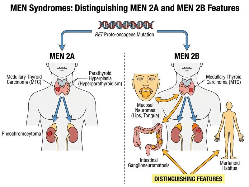 MEN Syndromes diagram