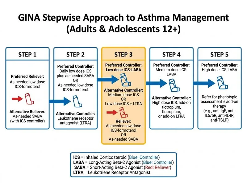 Asthma Management diagram