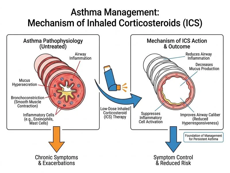 Asthma Management diagram
