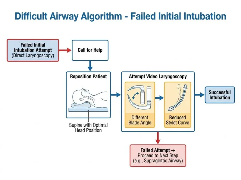 Difficult Airway Algorithm diagram