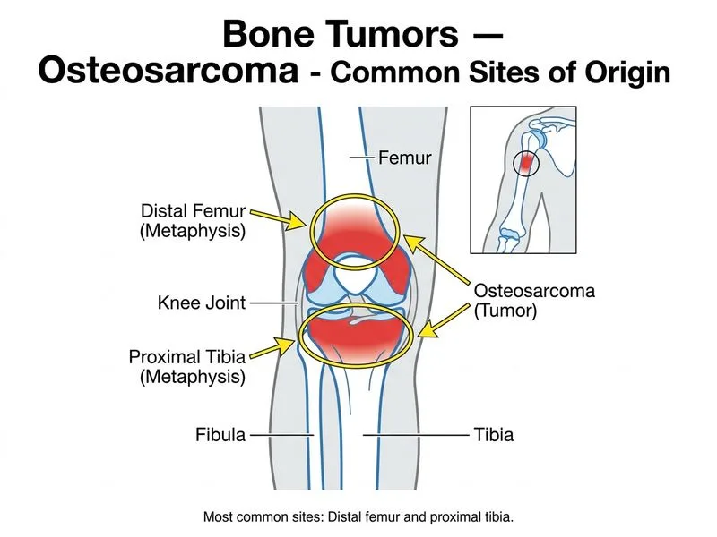 Bone Tumors — Osteosarcoma diagram