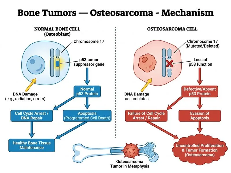 Bone Tumors — Osteosarcoma diagram