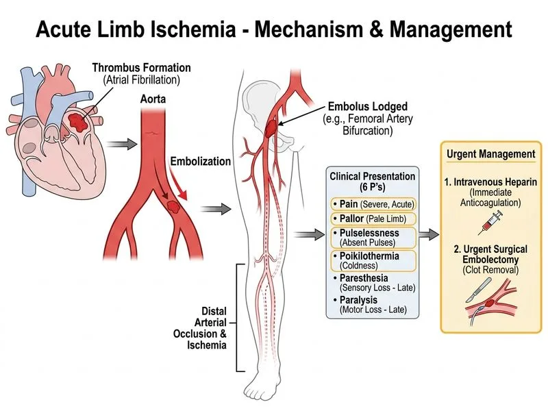 Acute Limb Ischemia diagram