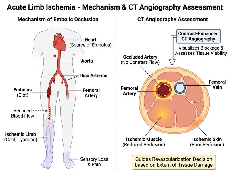 Acute Limb Ischemia diagram