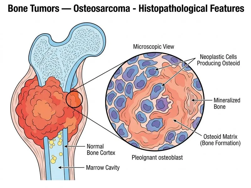 Bone Tumors — Osteosarcoma diagram