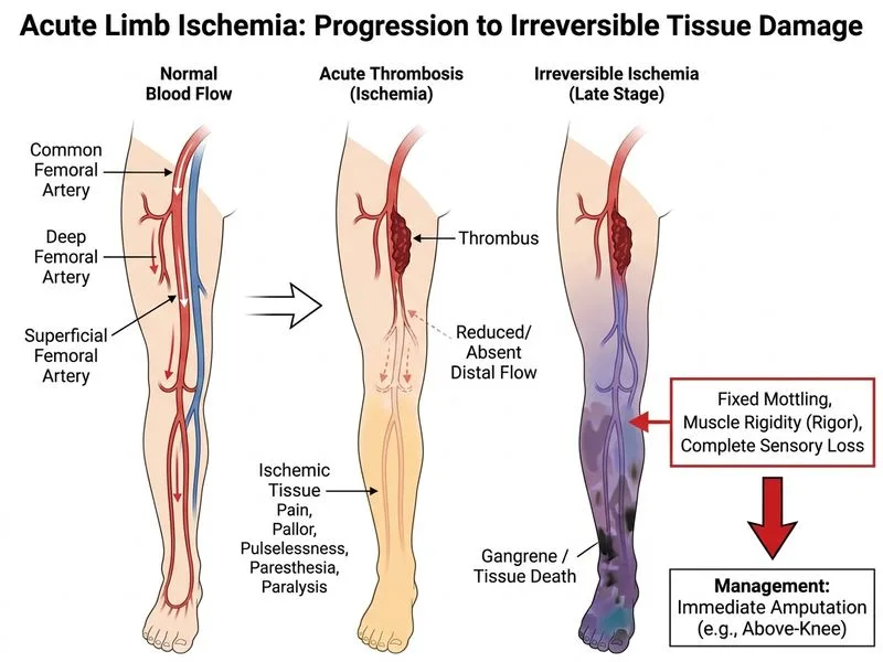 Acute Limb Ischemia diagram